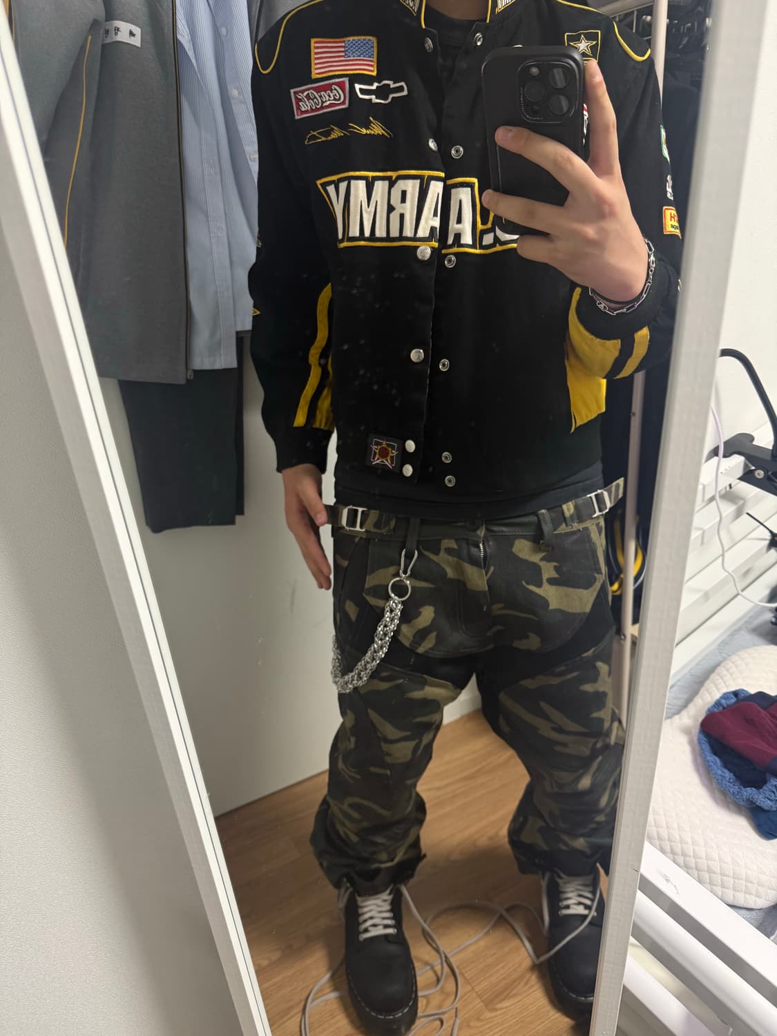 빈티지 카모 리버시블 자켓 상품이미지2