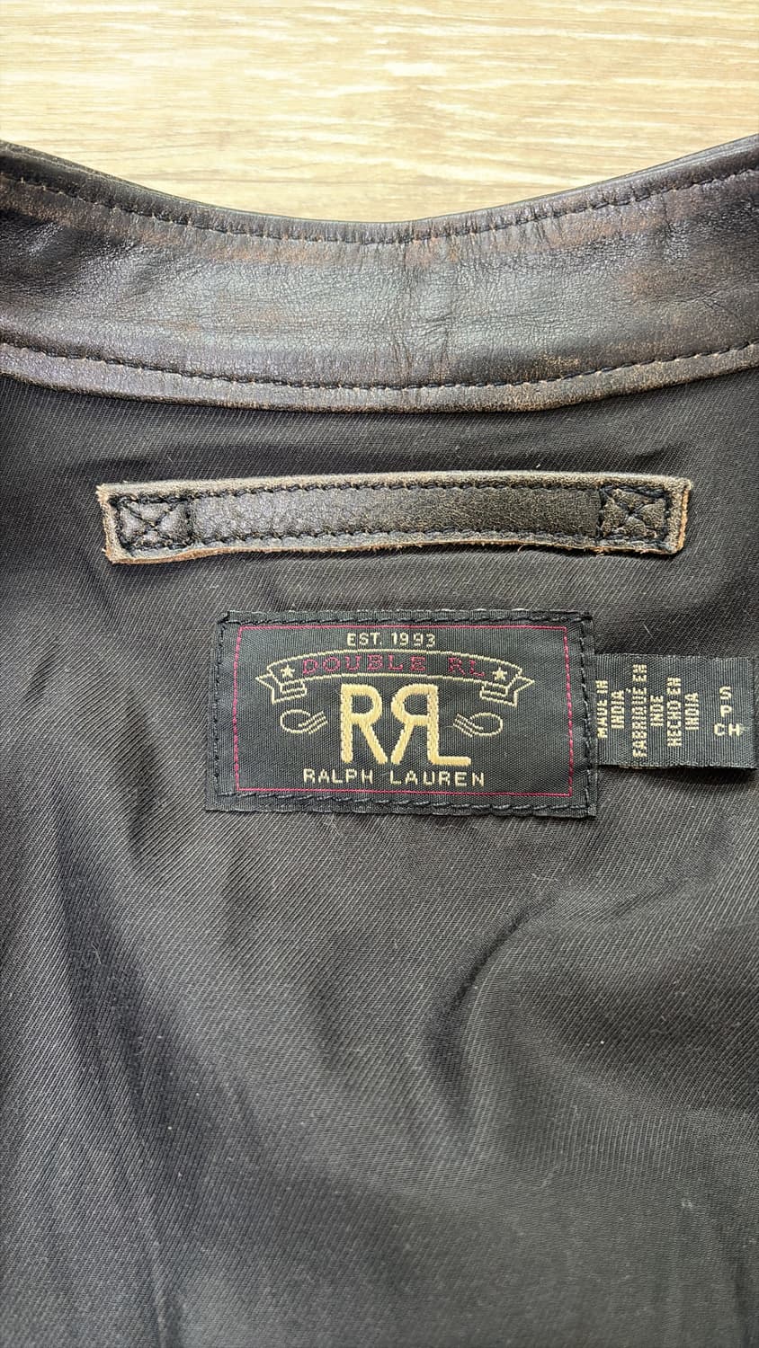 RRL 슬림핏 레더자켓 상품이미지7
