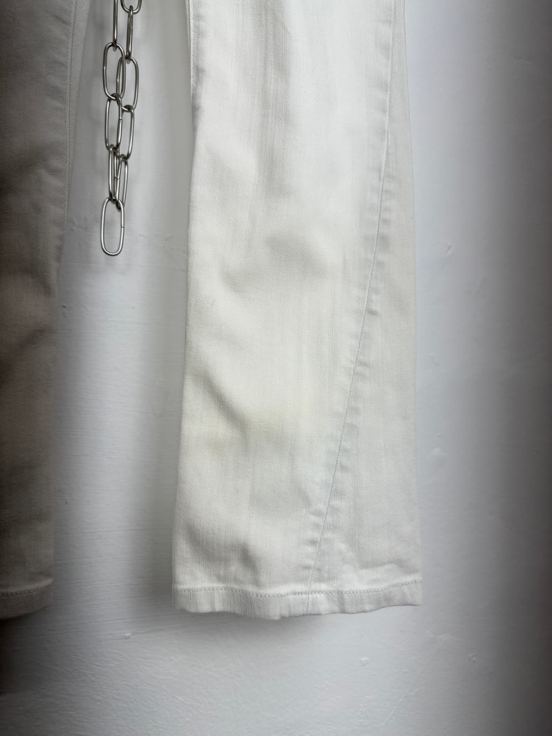 Tornado Mart white brown tap pants  상품이미지8