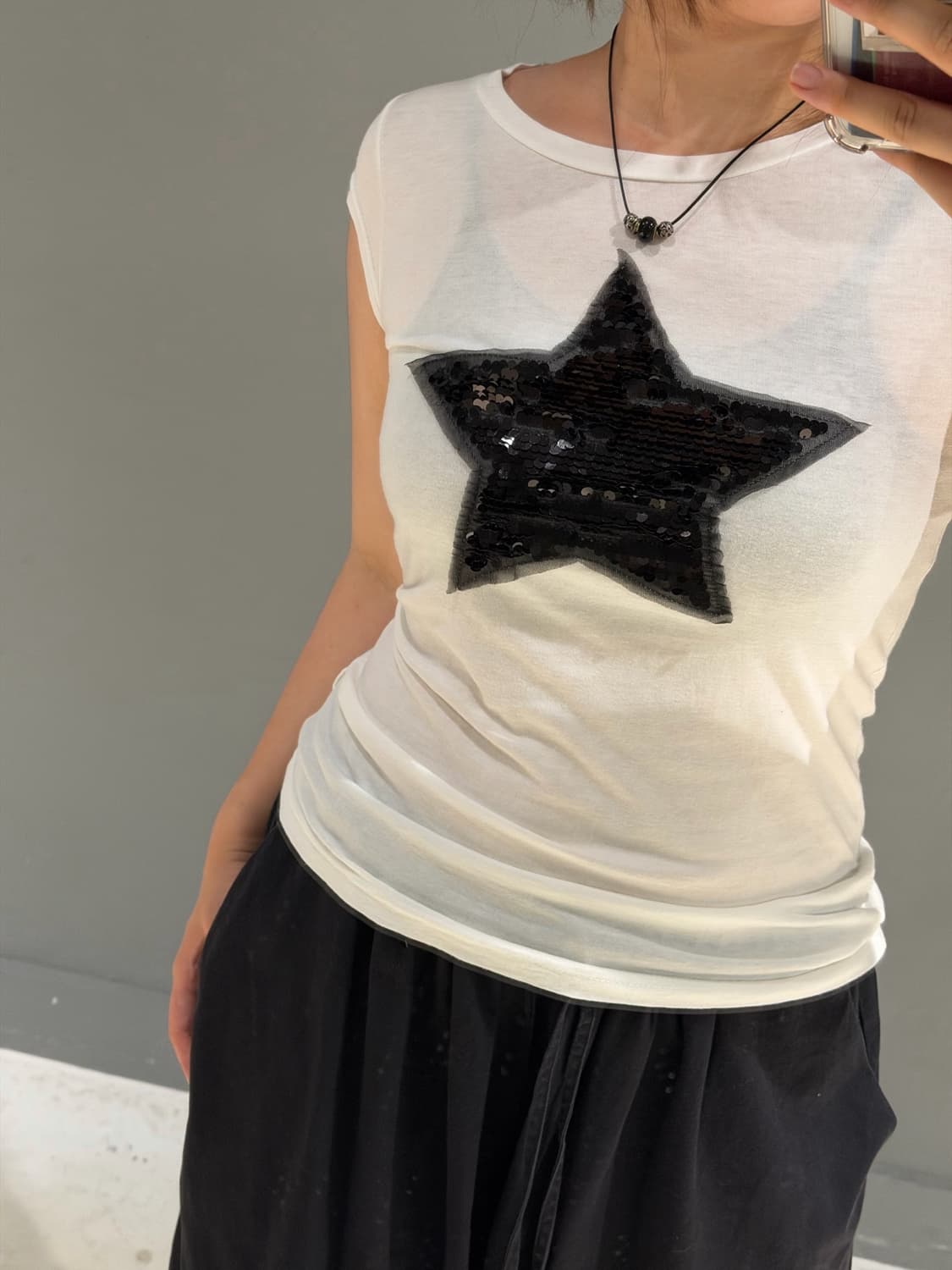 spangle star point top 상품이미지3