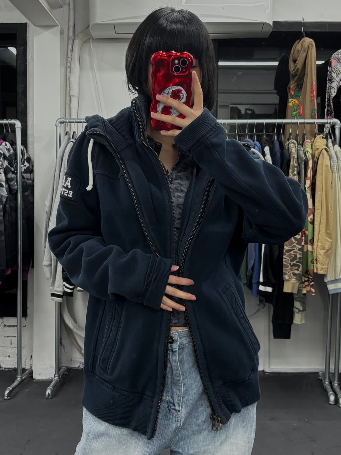 아베크롬비 레이어드 후드 자켓 상품이미지3