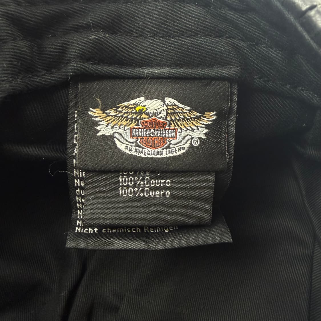 할리데이비슨 소가죽 헌팅캡 상품이미지6