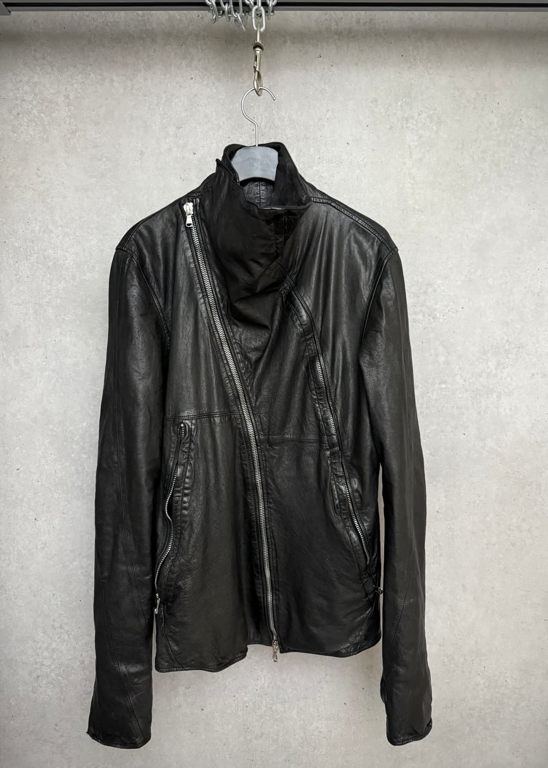 artisanal lamb leather jacket 상품이미지2