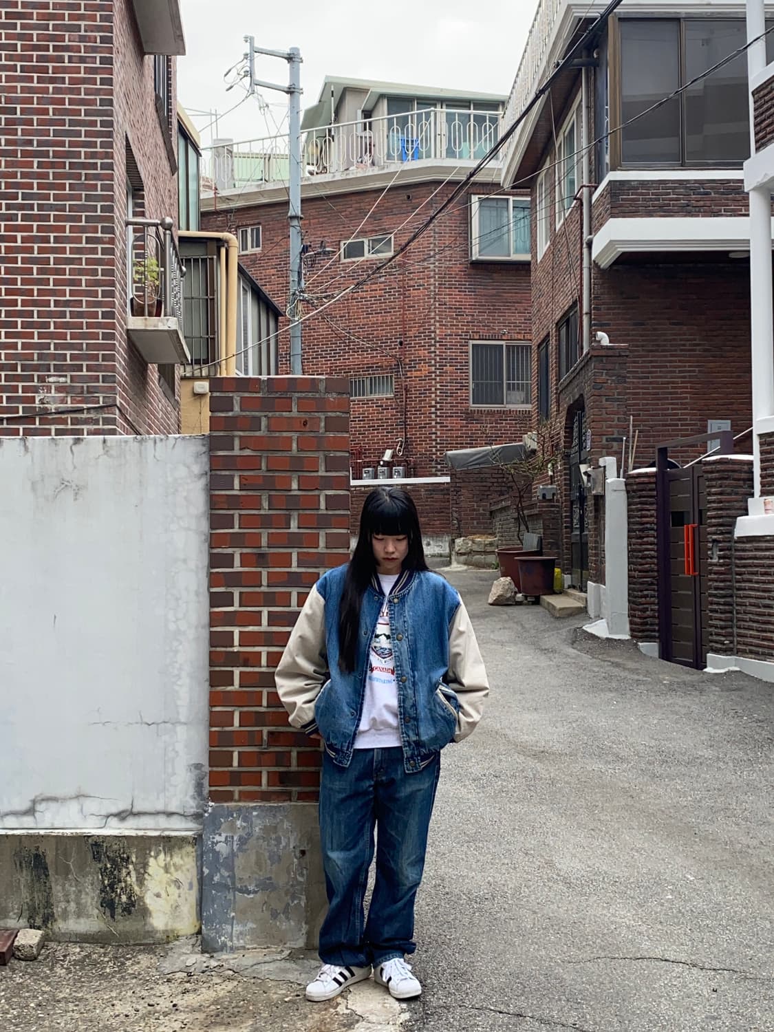 Yukontrail 유콘트레일 데님 바시티 자켓 상품이미지2