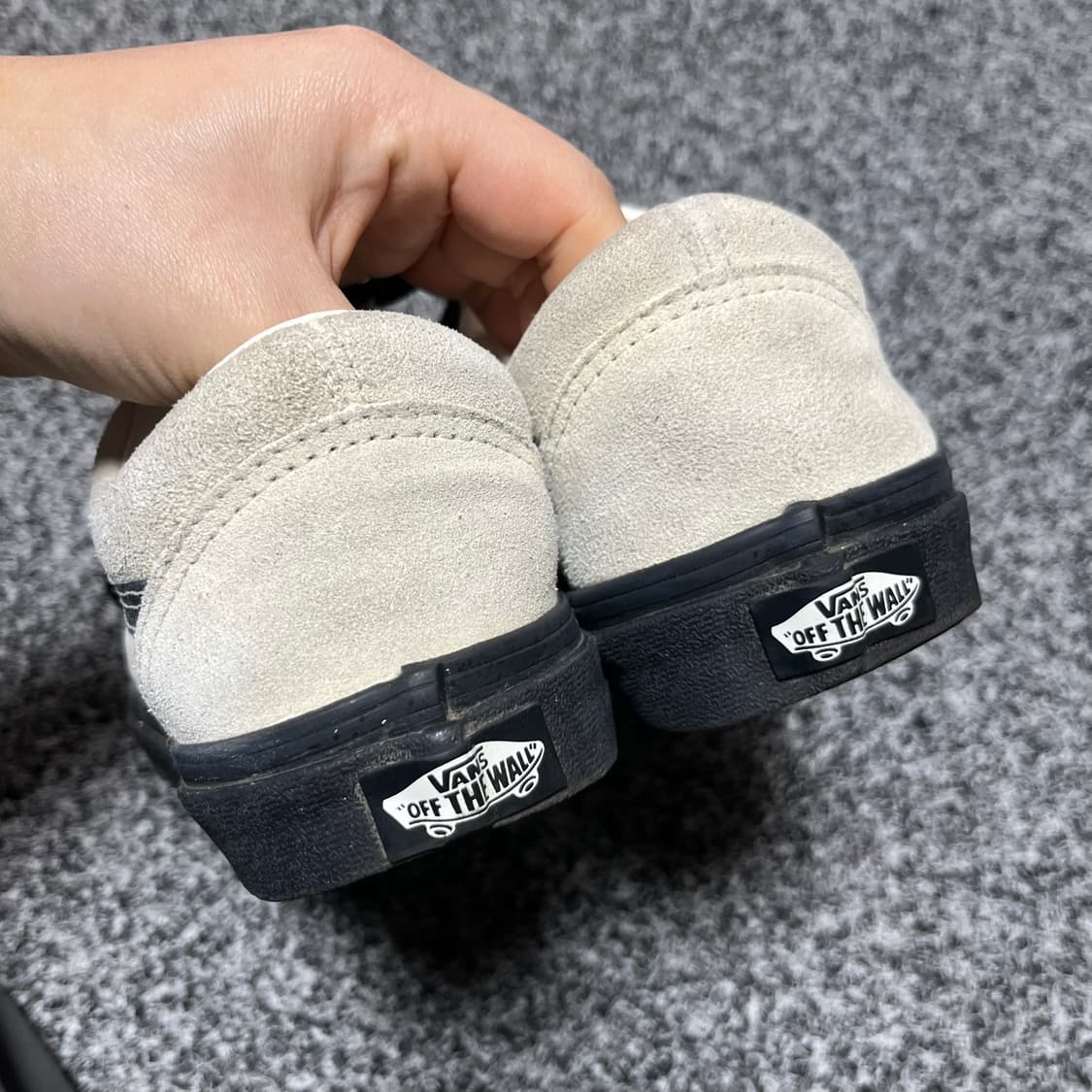 반스 올드스쿨 스웨이드 크림 블랙 240 상품이미지2