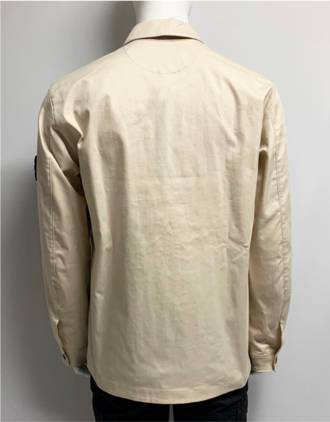 스톤아일랜드 20ss 코튼블렌드 오버셔츠 베이지 상품이미지5