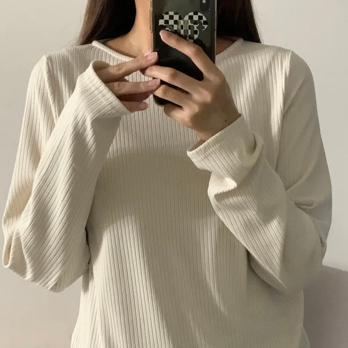 레터 Rib 티셔츠 (새상품) 상품이미지7