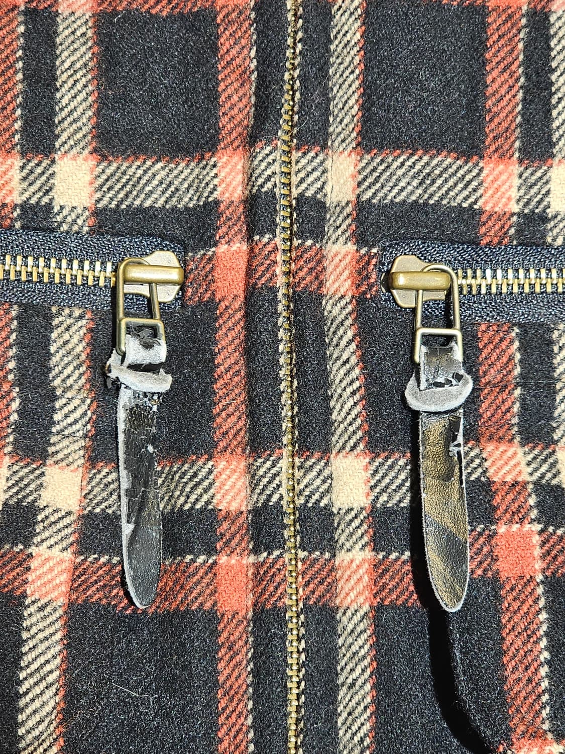 퍼슨스 체크 집업 자켓  상품이미지4