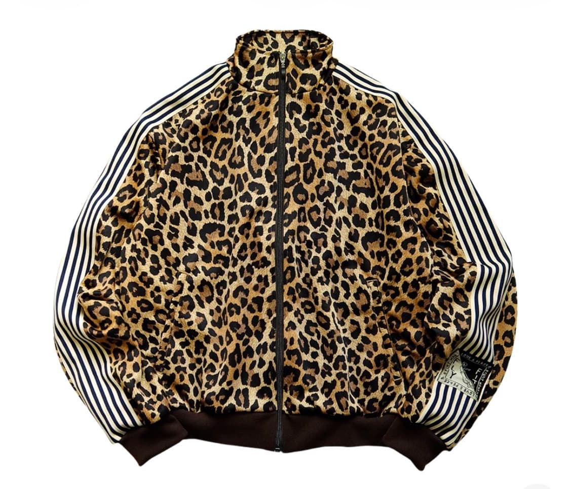 캐피탈 스무스 저지 레오파드 프린트 스턴트맨 앤 우먼 트랙 자켓 브라운 상품이미지1
