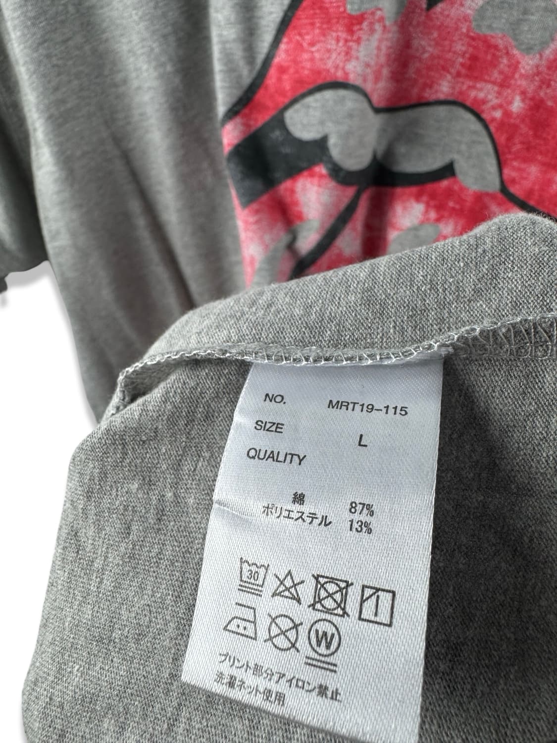 롤링스톤즈 70년 그레이 반팔티2007 상품이미지5