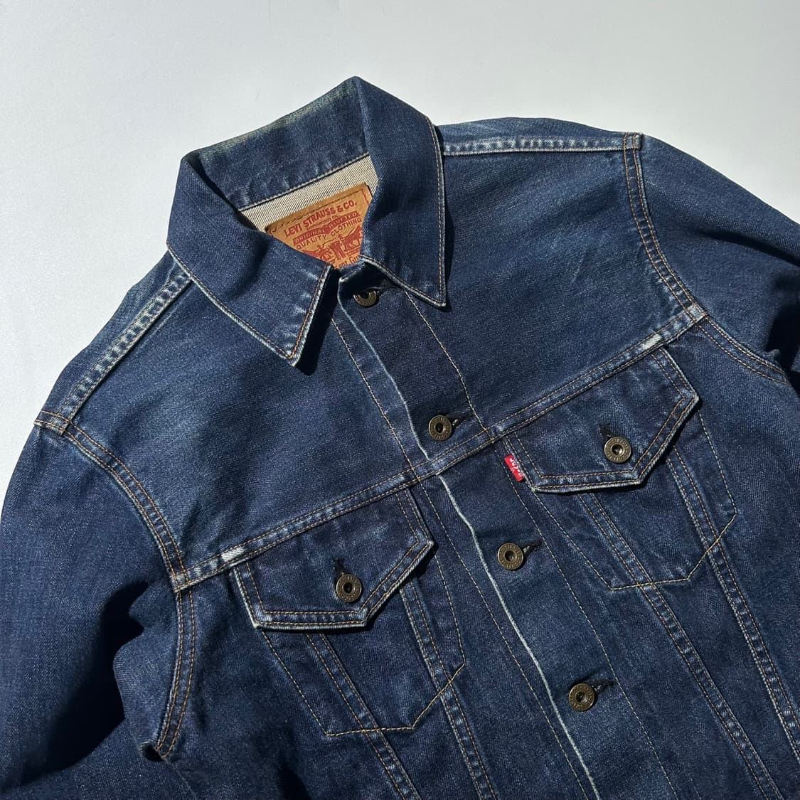 리바이스 워시드 데님 트러커 자켓 청자켓 상품이미지3