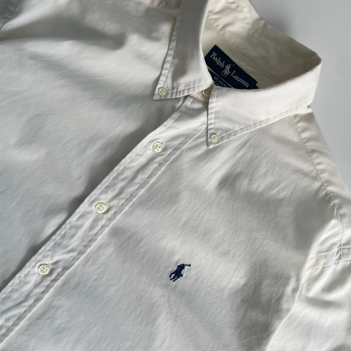 Polo  폴로 랄프로렌 자수 크림 아이보리 반팔셔츠 상품이미지3