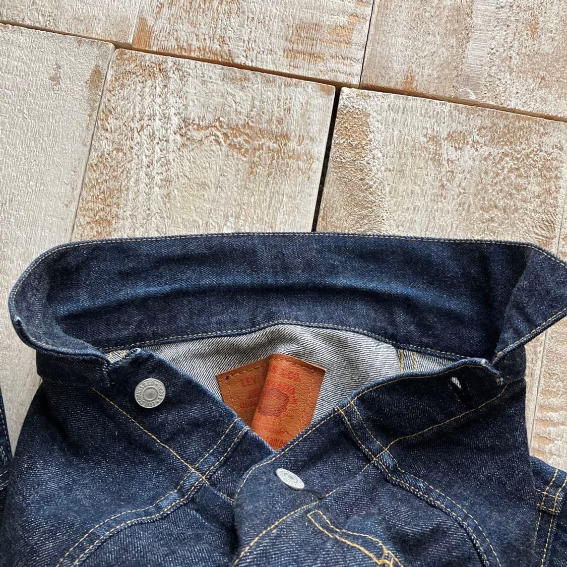 일본제 빈티지 리바이스 71507 36 s사이즈 2세대 데님 자켓 상품이미지5