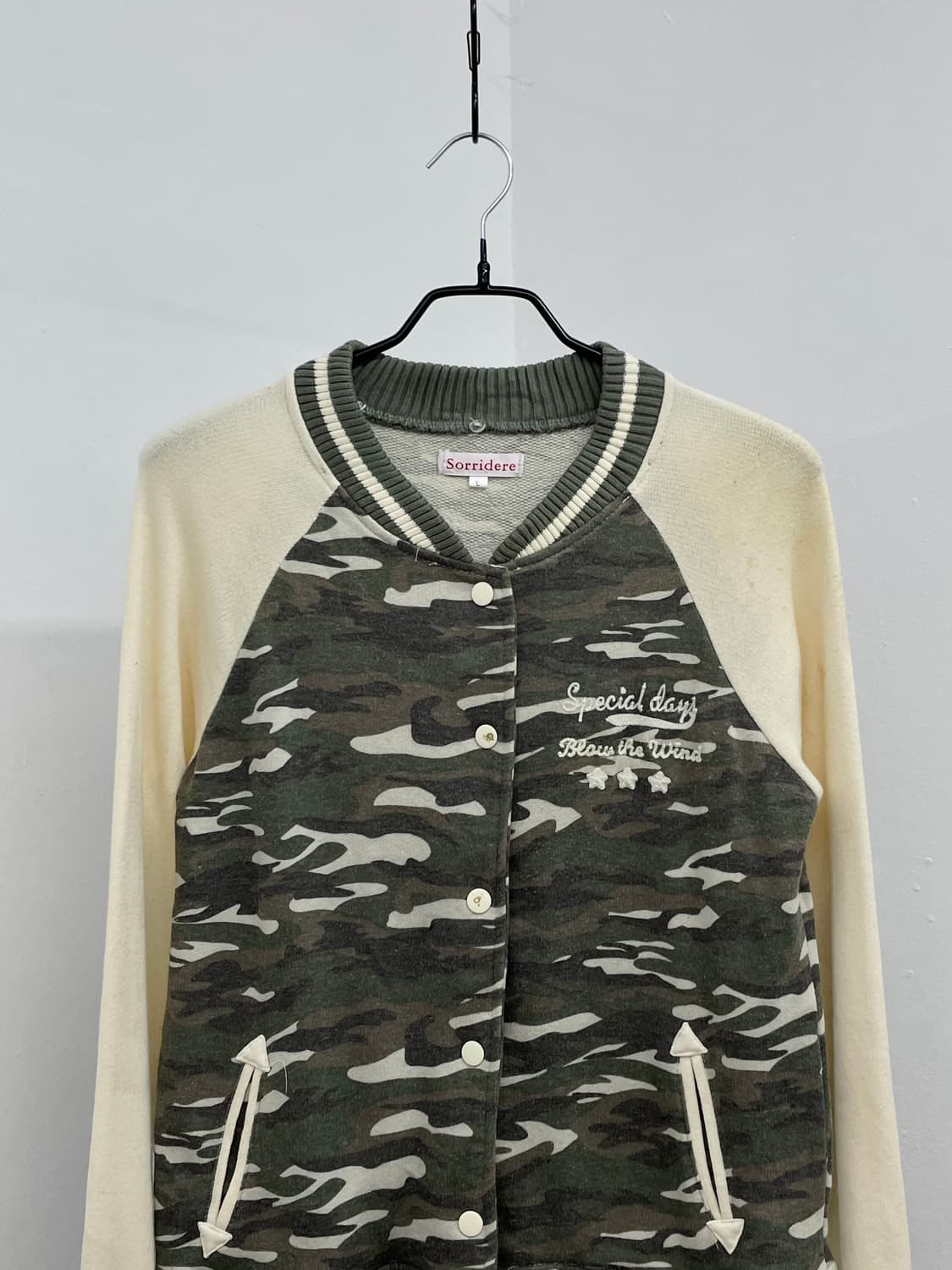  y2k 카모 버튼 자켓 상품이미지7