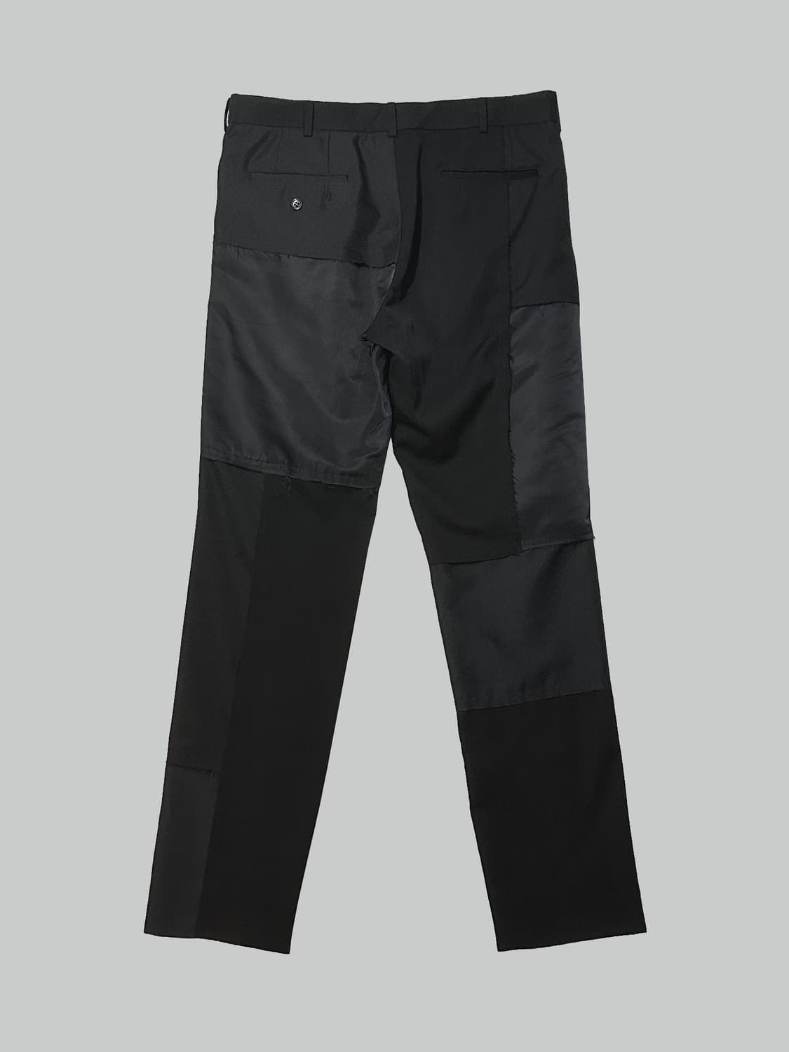 꼼데가르송 블랙 패치워크 팬츠 상품이미지3