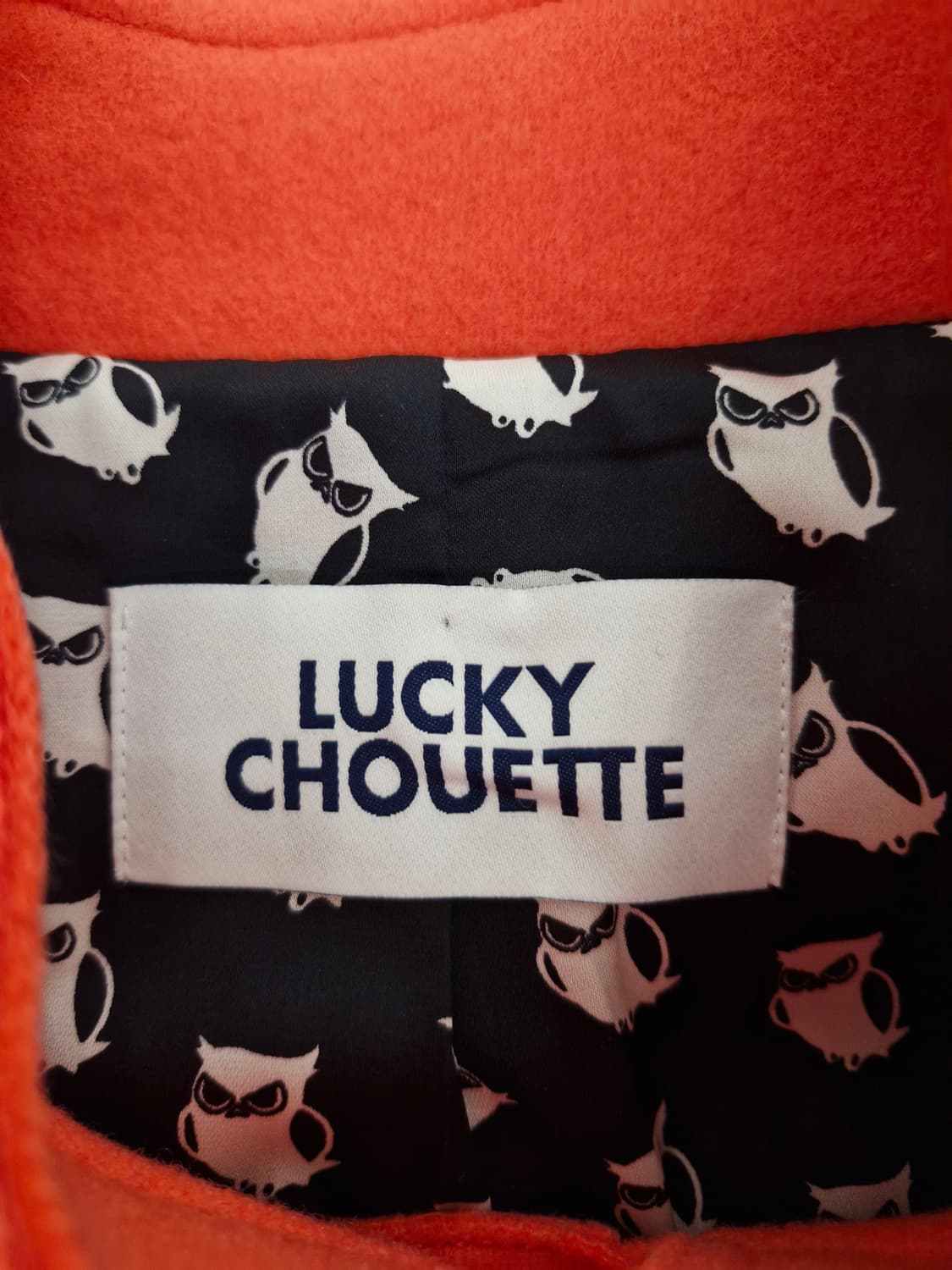 LOCKY CHOUETTE 럭키슈에뜨 울 혼방 숏 코트 상품이미지6