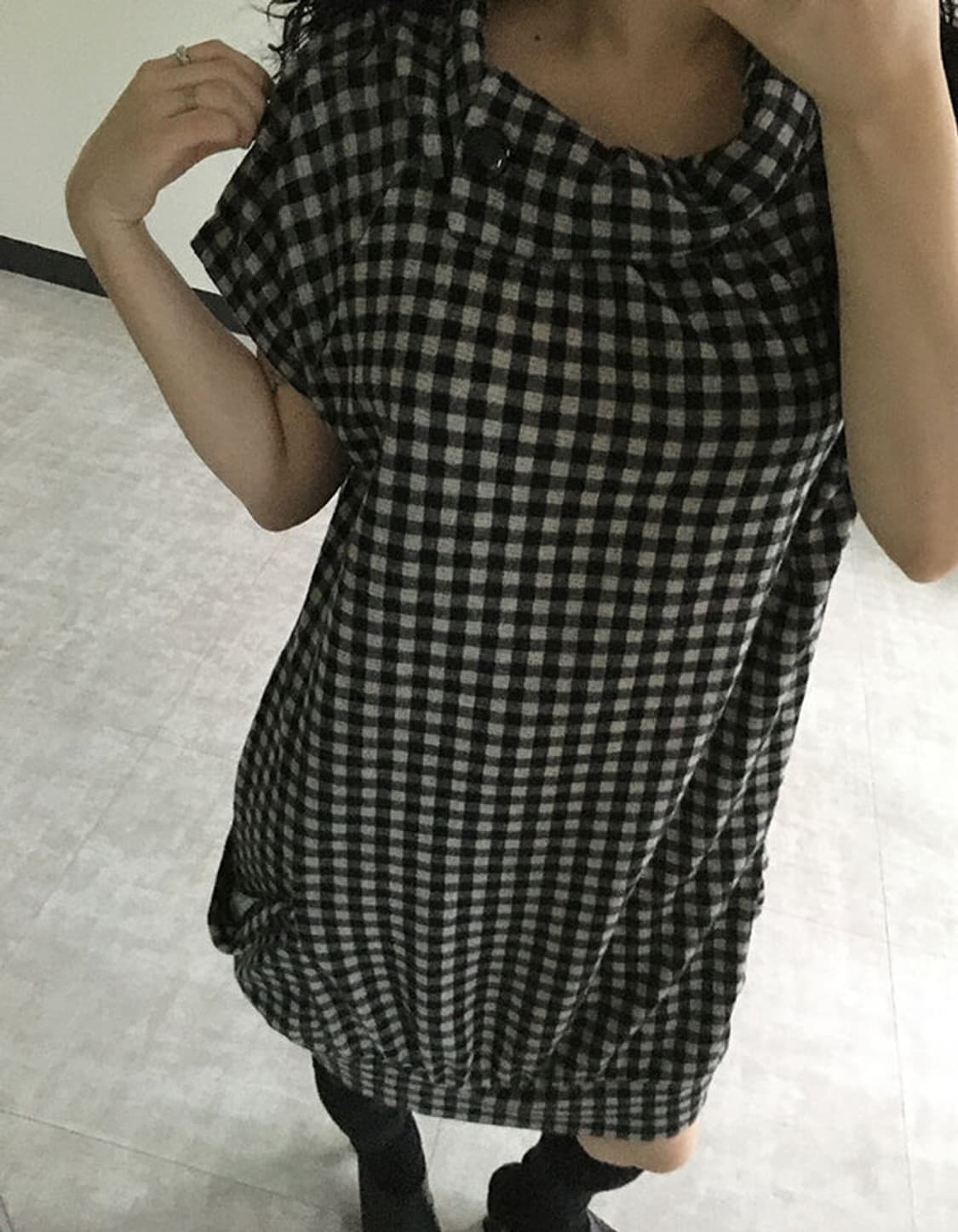 gingham check dress 상품이미지4