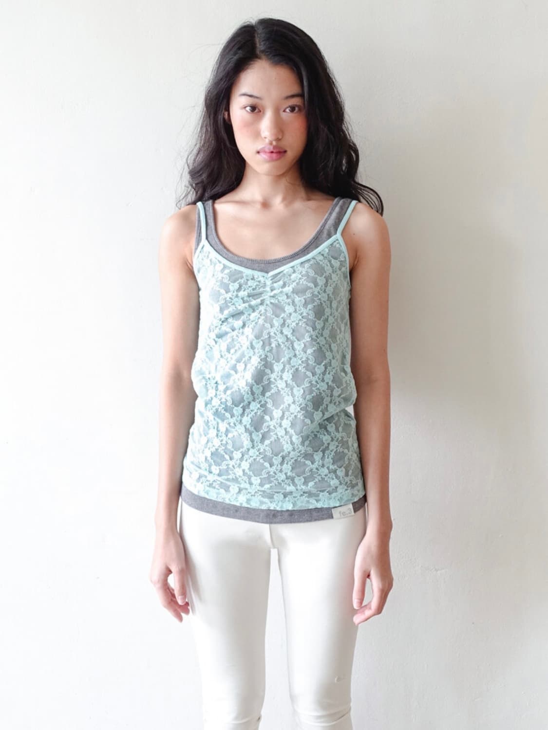 샵페어리 lace sleeveless (mint) 상품이미지1