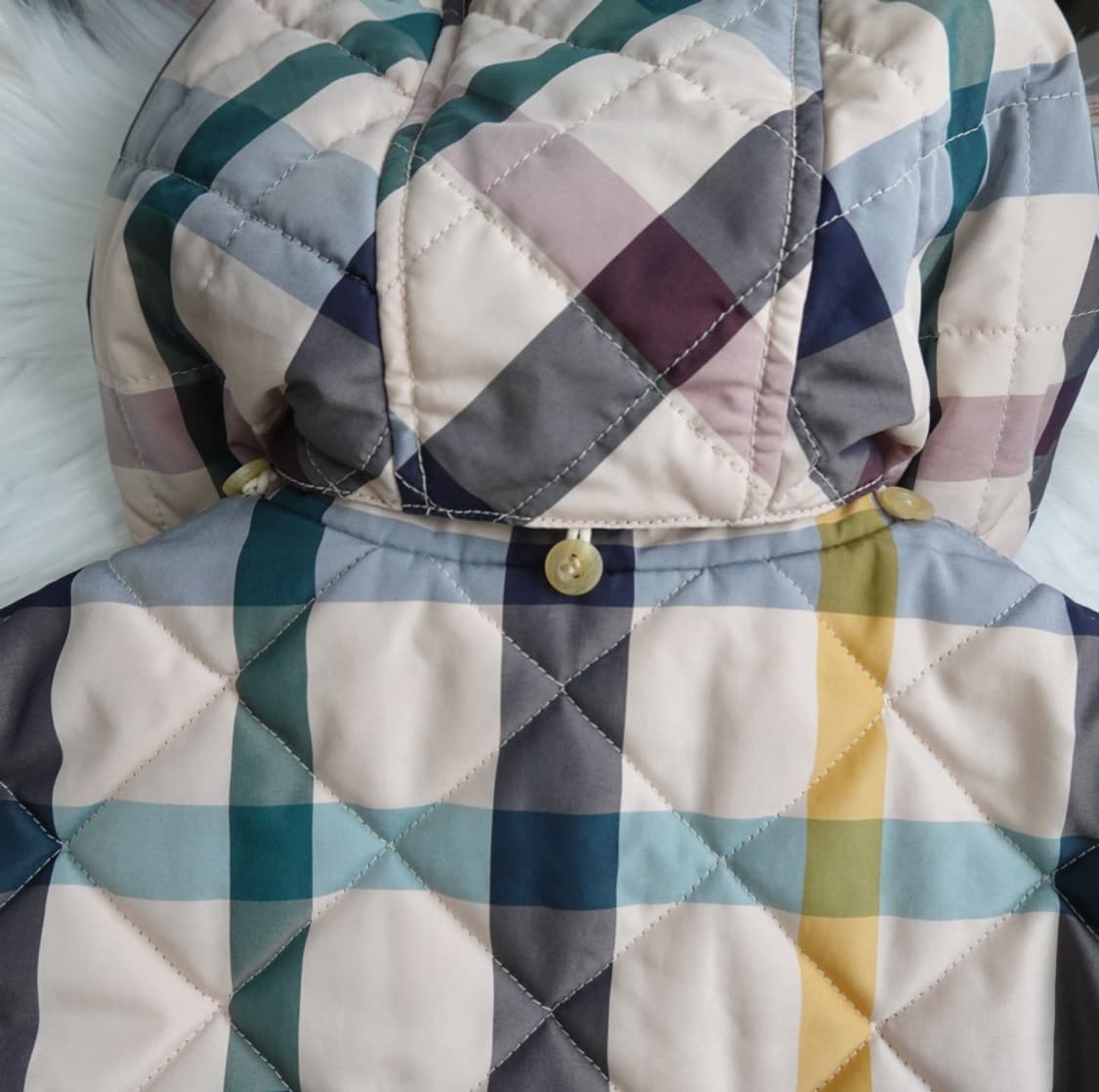 DAKS 닥스 키즈 브리티시 체크 퀼팅 자켓 1850 상품이미지9