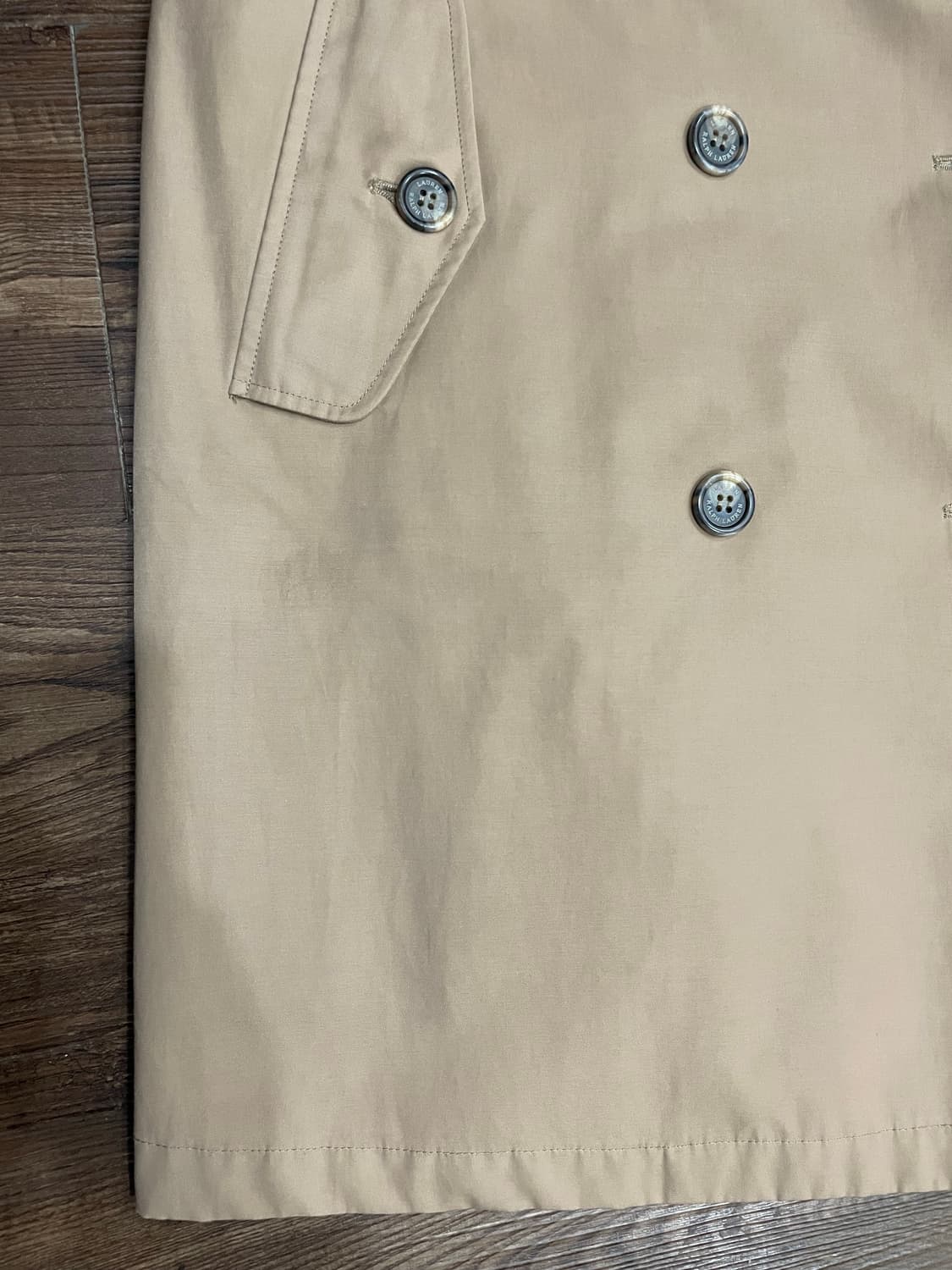 폴로 랄프로렌 더블 브레스트 트렌치 코트 베이지 상품이미지5