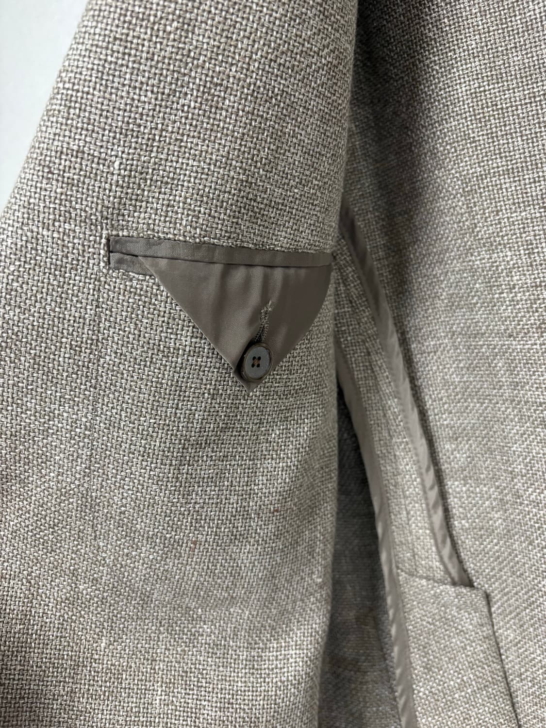 딸리아또레 린넨 테일러드 자켓 (베이지/46사이즈) 상품이미지5