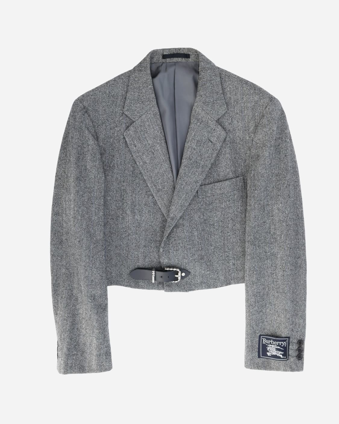 Burberrys Cropped Herringbone Jacket 상품이미지1