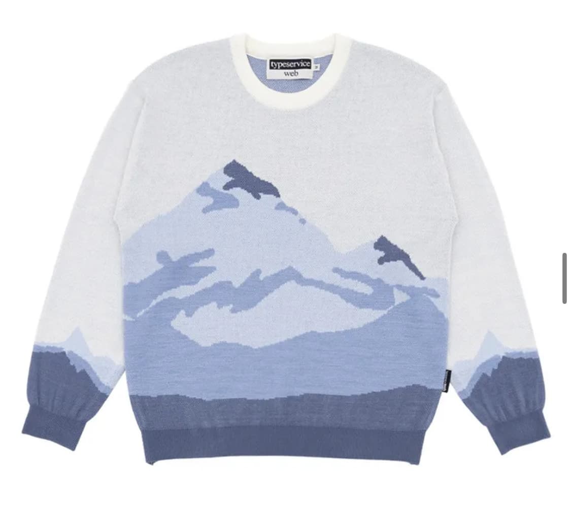 타입서비스 Mountain knit [Ivory] 니트 상품이미지1