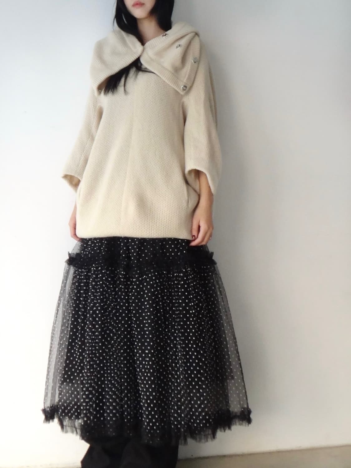TIME multyway split high neck knit  상품이미지9