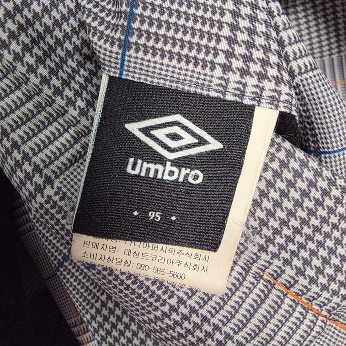 엄브로 리버시블 체크 양털 후리스 자켓 M 상품이미지8