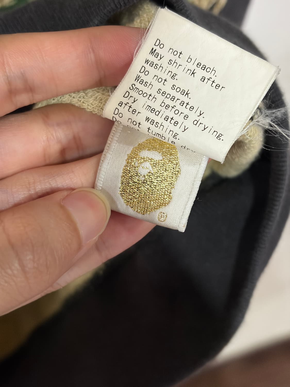 J46 베이프 타이거 카모 반팔 스웻셔츠 상품이미지5