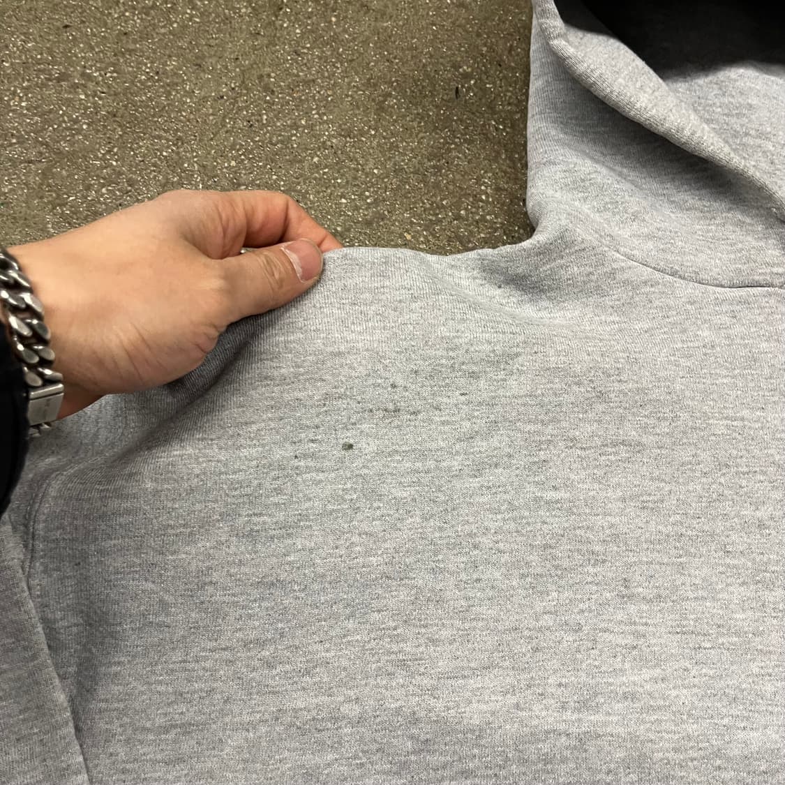 90s 러셀 블랭크 스웻 후드티 (XL) 상품이미지6