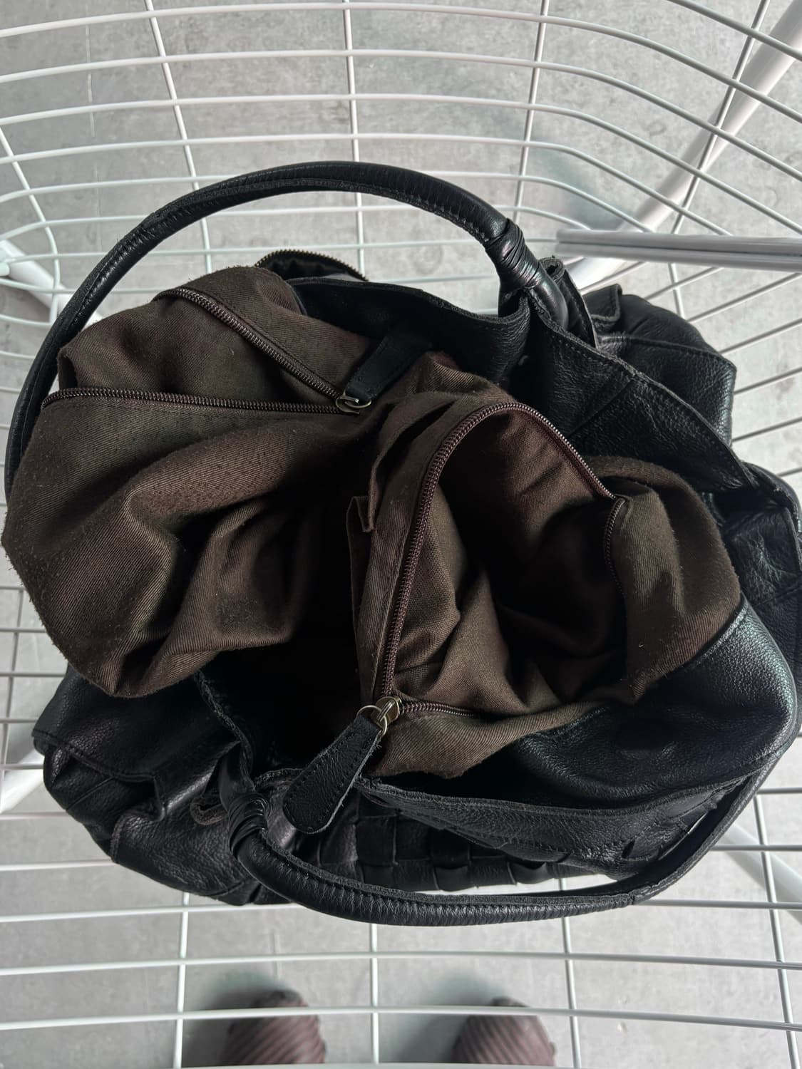 빈티지 레더 숄더백 상품이미지8