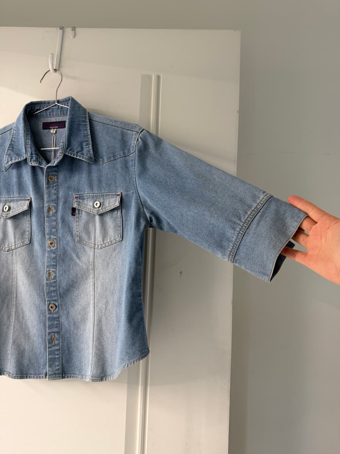 일본빈티지 FLASH BLUE 데님 셔츠자켓 상품이미지7
