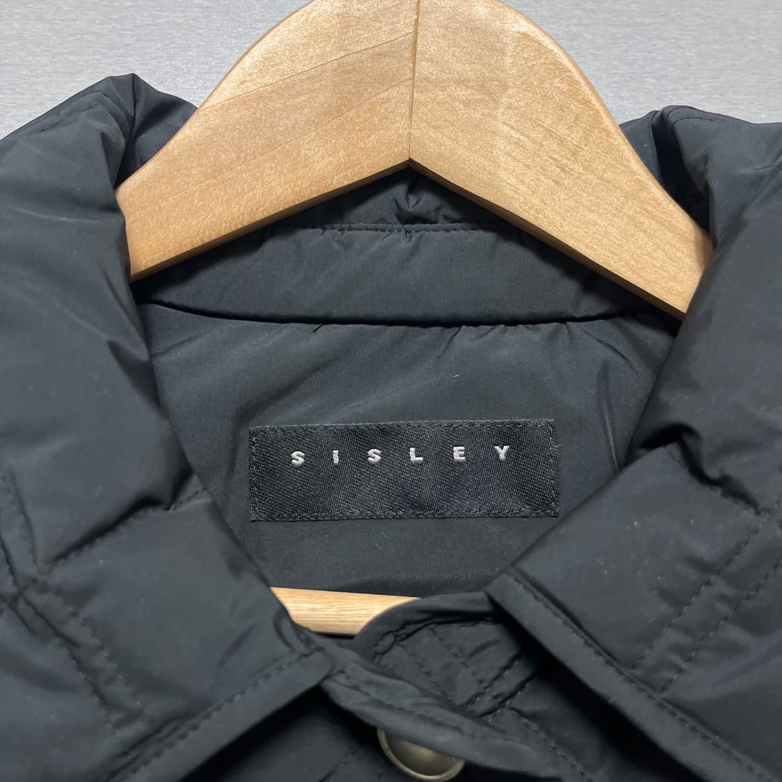 시슬리 푸딩 벨티드 셔킷형 구스다운 숏패딩 상품이미지6