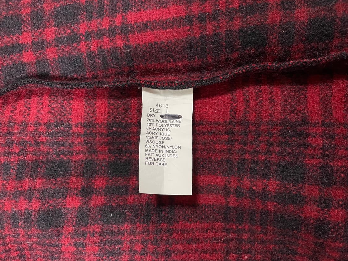 100) 울리치 레드&블랙 체크 자켓 상품이미지4