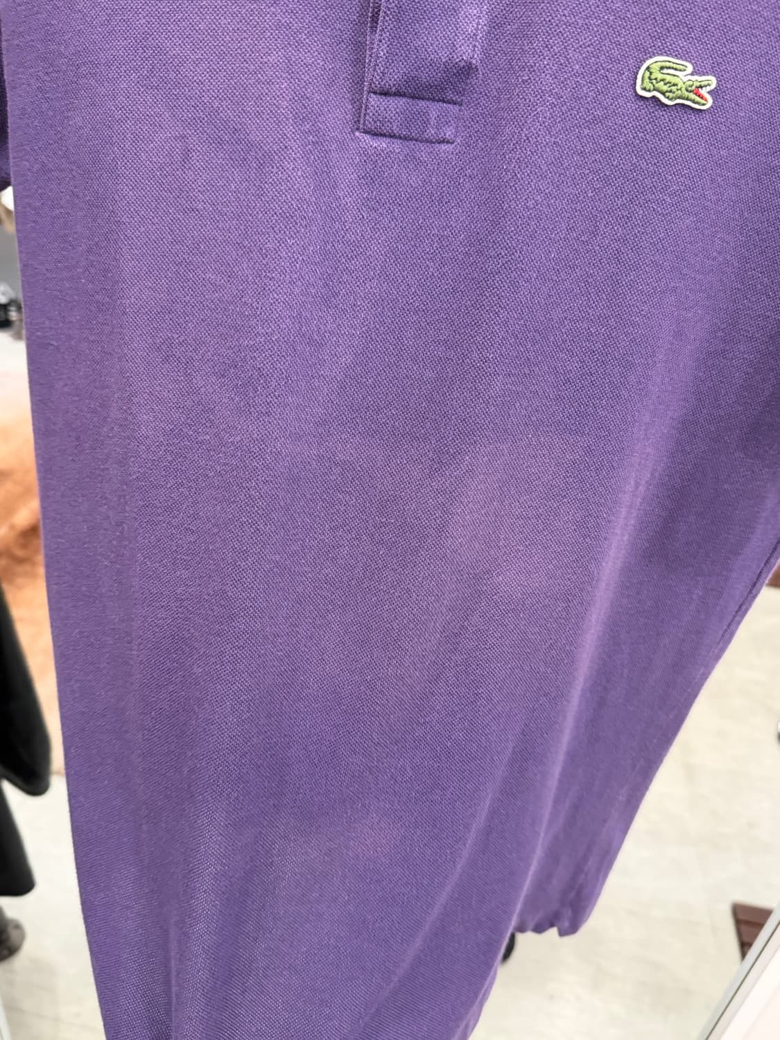 Lacoste 라코스테 카라티 pk 반팔 티셔츠 (purple) 상품이미지6