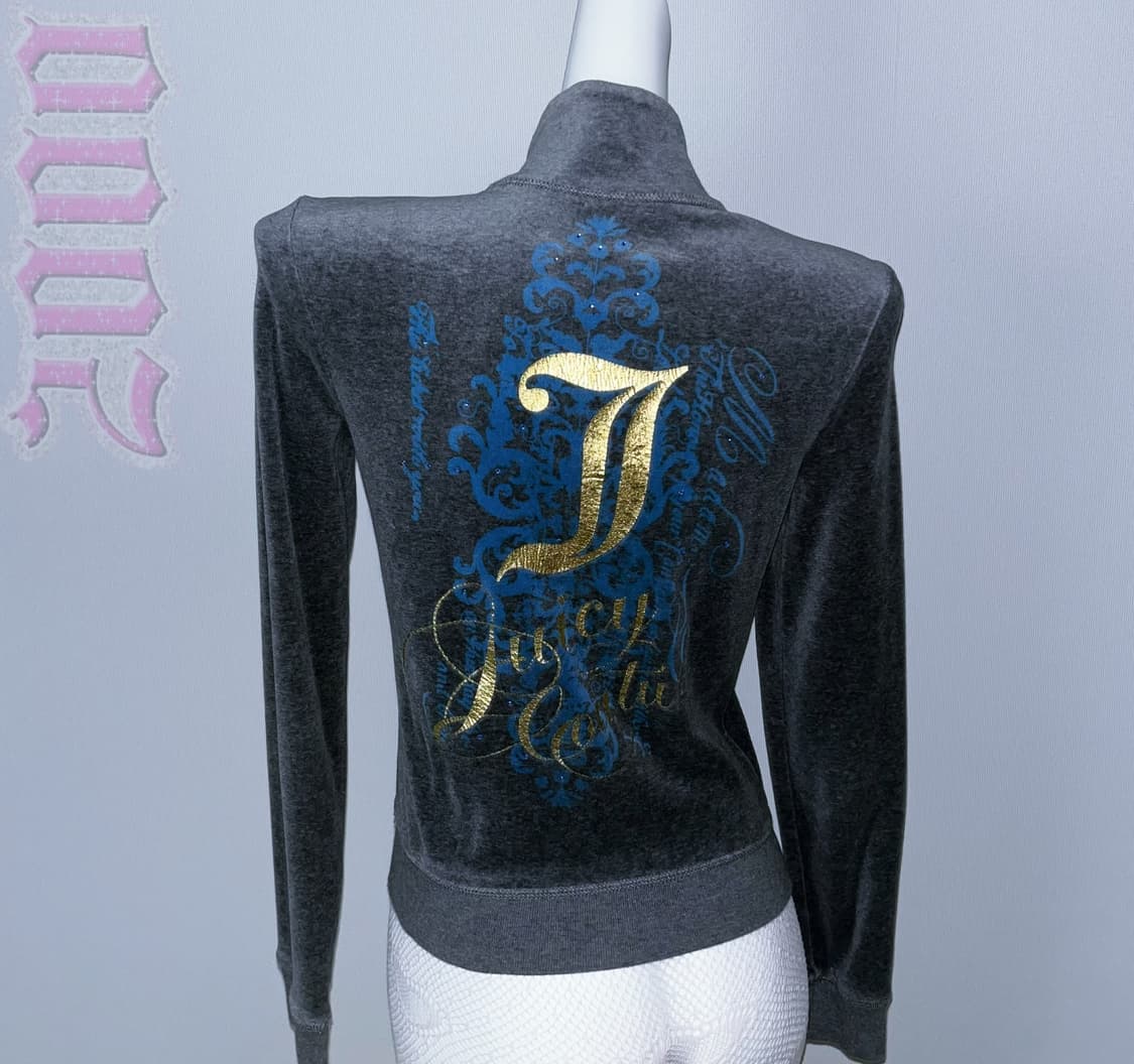 Juicy Couture 벨벳 갸루 와투케 대장템 모음 후드집업 져지 상품이미지4
