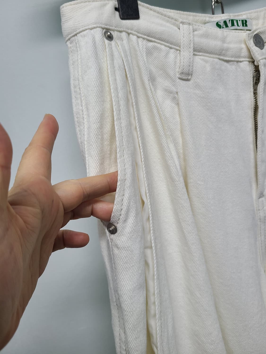 세터 여성 와이드 바지 s 상품이미지3