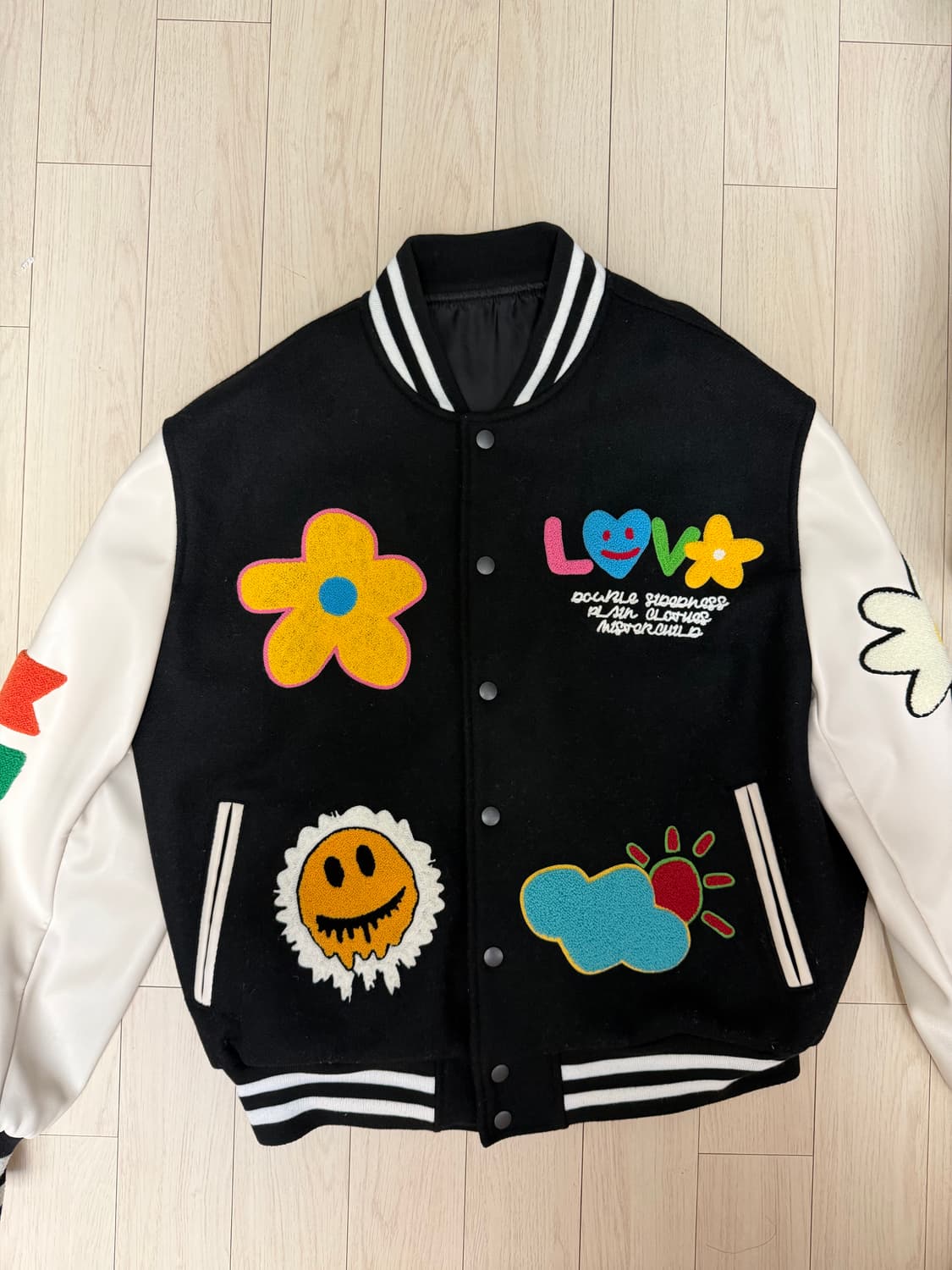 미스터차일드 멀티로고 바시티자켓 L 상품이미지1