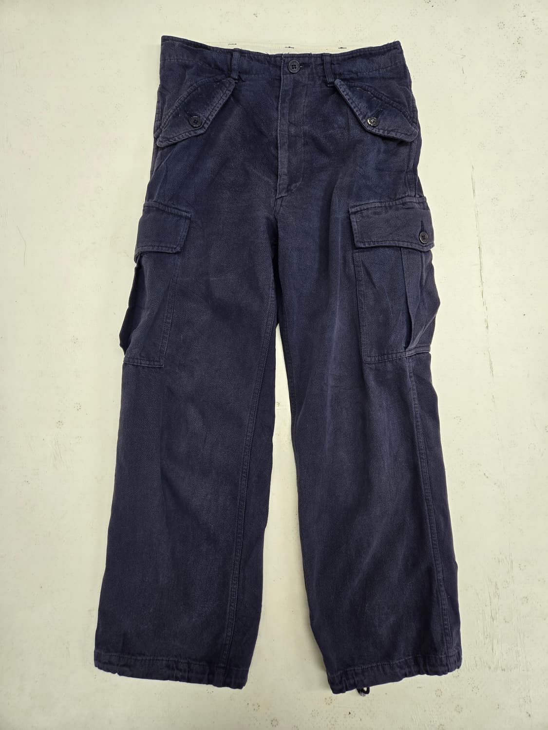꼼데가르송 네이비 블루 카고 면바지 상품이미지1