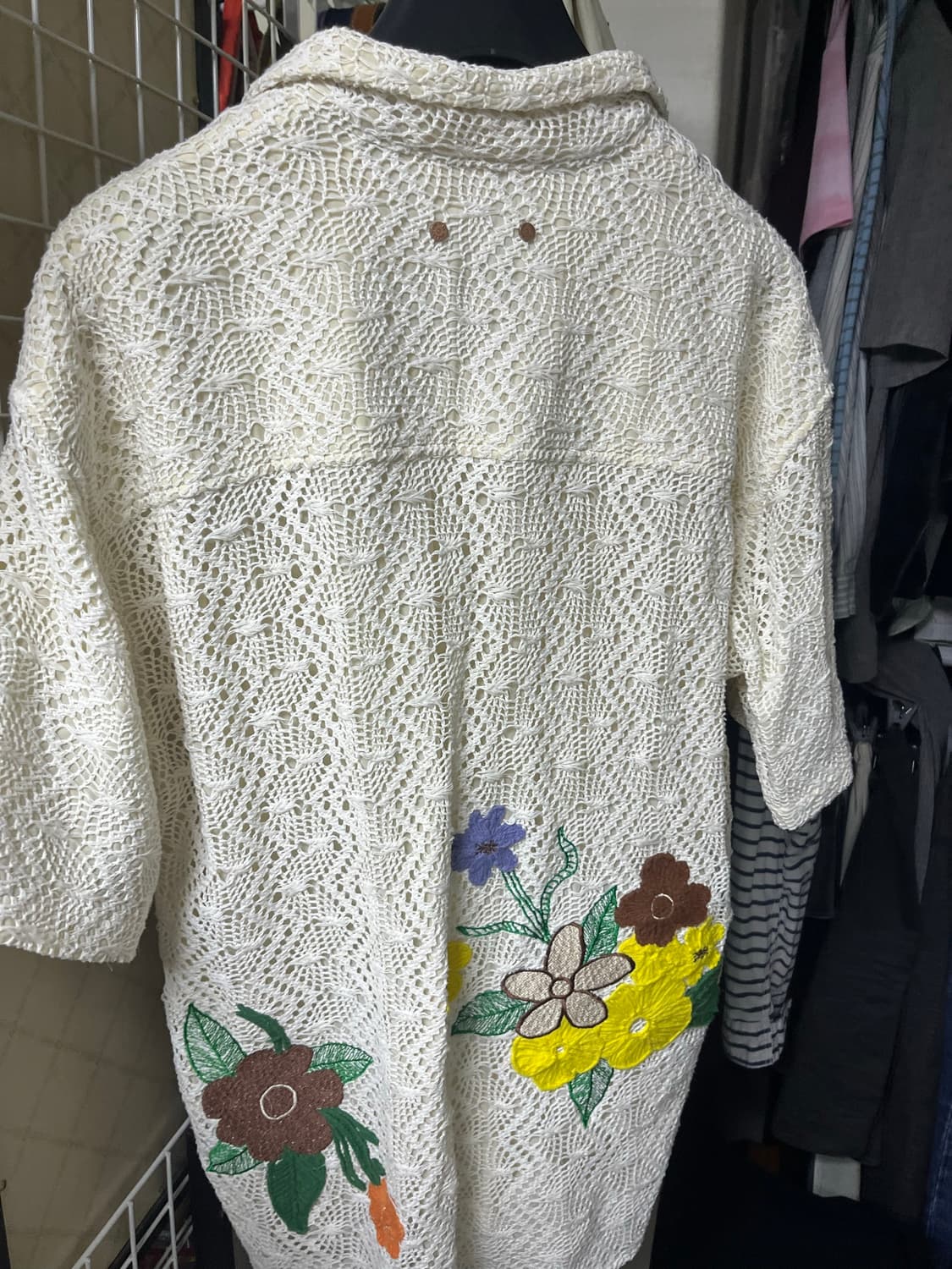 Andersson Bell 크로셰 플라워 셔츠 XL 상품이미지2