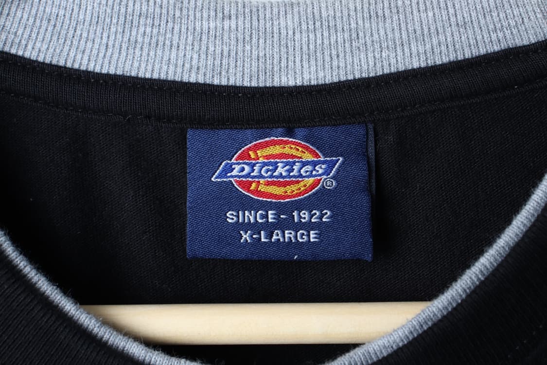 (XL-2XL) 디키즈 반팔 티셔츠 스몰로고 레이어드 블랙-H32966 상품이미지8