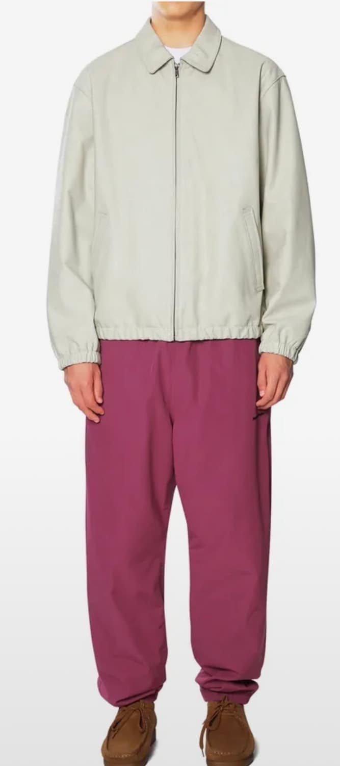 Leather Harrington Jacket_M size(디네뎃) 상품이미지5