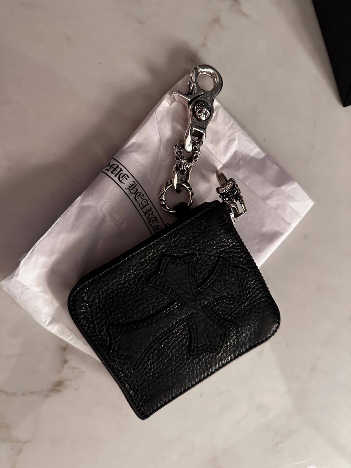 [OS]크롬하츠 패치 체인퀵클립 지갑 상품이미지1