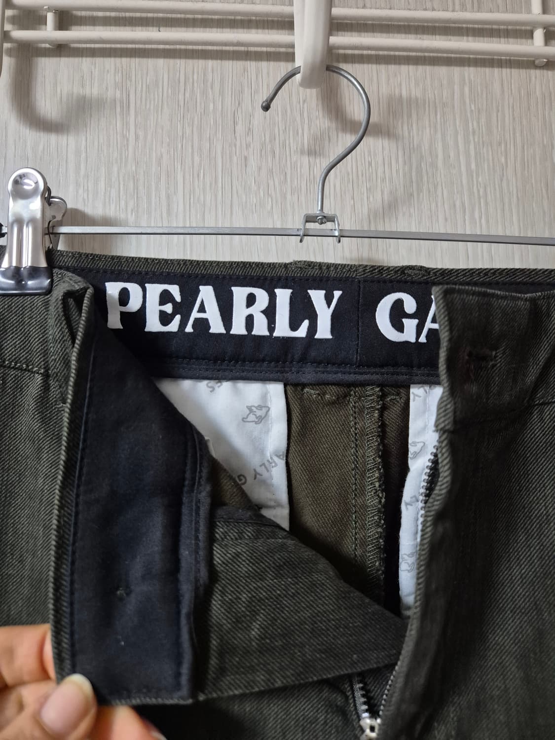 (24년) 파리게이츠 골프바지  웨이스트 스타레이트팬츠 29 상품이미지8