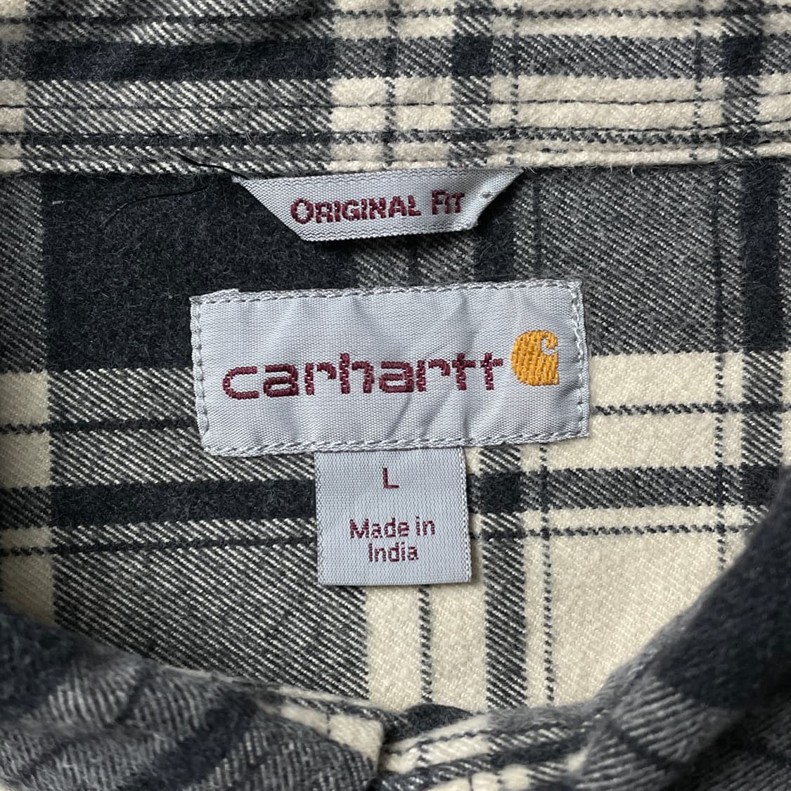 CARHARTT 칼하트 빈티지 체크 플란넬 워크 셔츠 A00891 상품이미지9