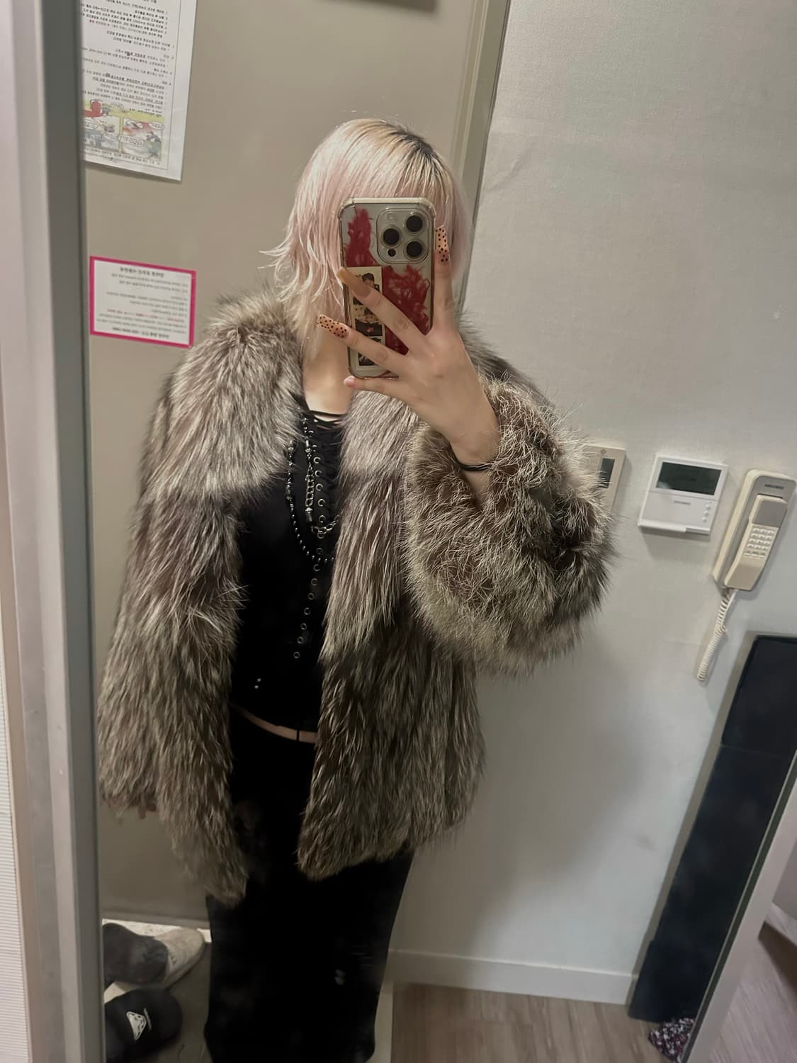 사가 폭스 퍼 자켓 saga fox fur 상품이미지5
