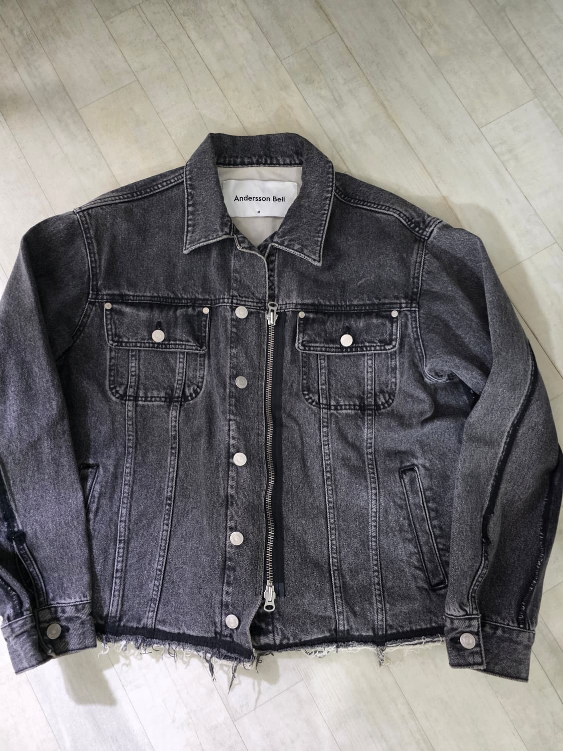 앤더슨벨 인사이드아웃 데님 자켓 M 상품이미지1
