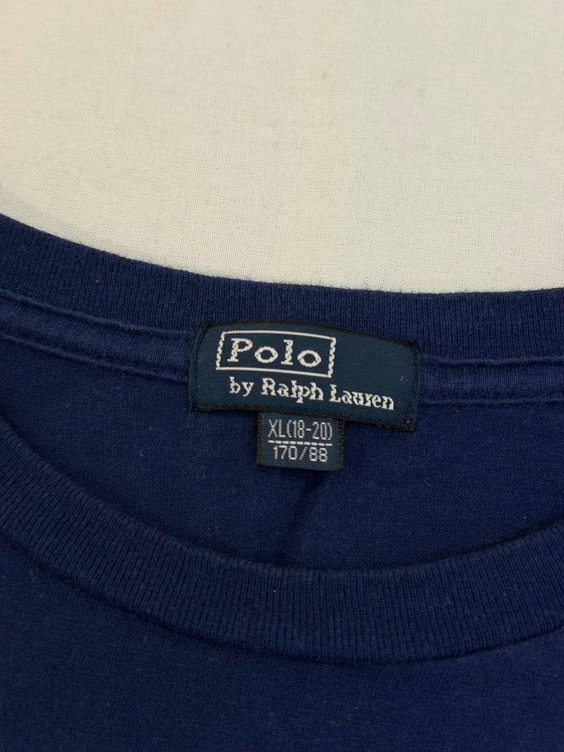 폴로 랄프로렌 빅포니 치프키프 y2k 롱슬리브 네이비 상품이미지3