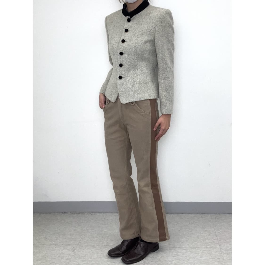 빈티지 브라운 부츠컷 팬츠 상품이미지1